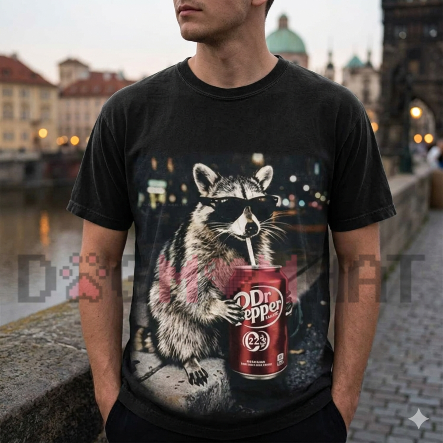 Vintage Raccoons Dr. Pepper T-Shirt