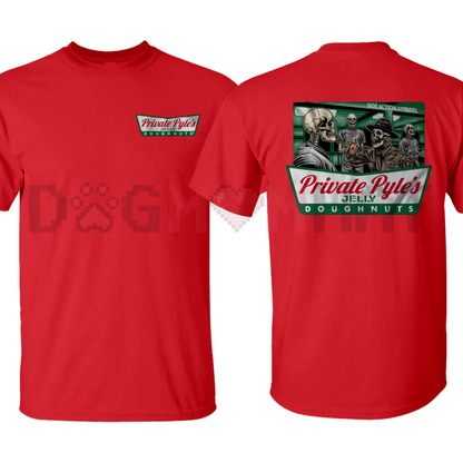 Parris Island Contraband Graphic Tee - Funny Military Movie Quote Jelly Doughnut Unisex Pure Cotton Shirt