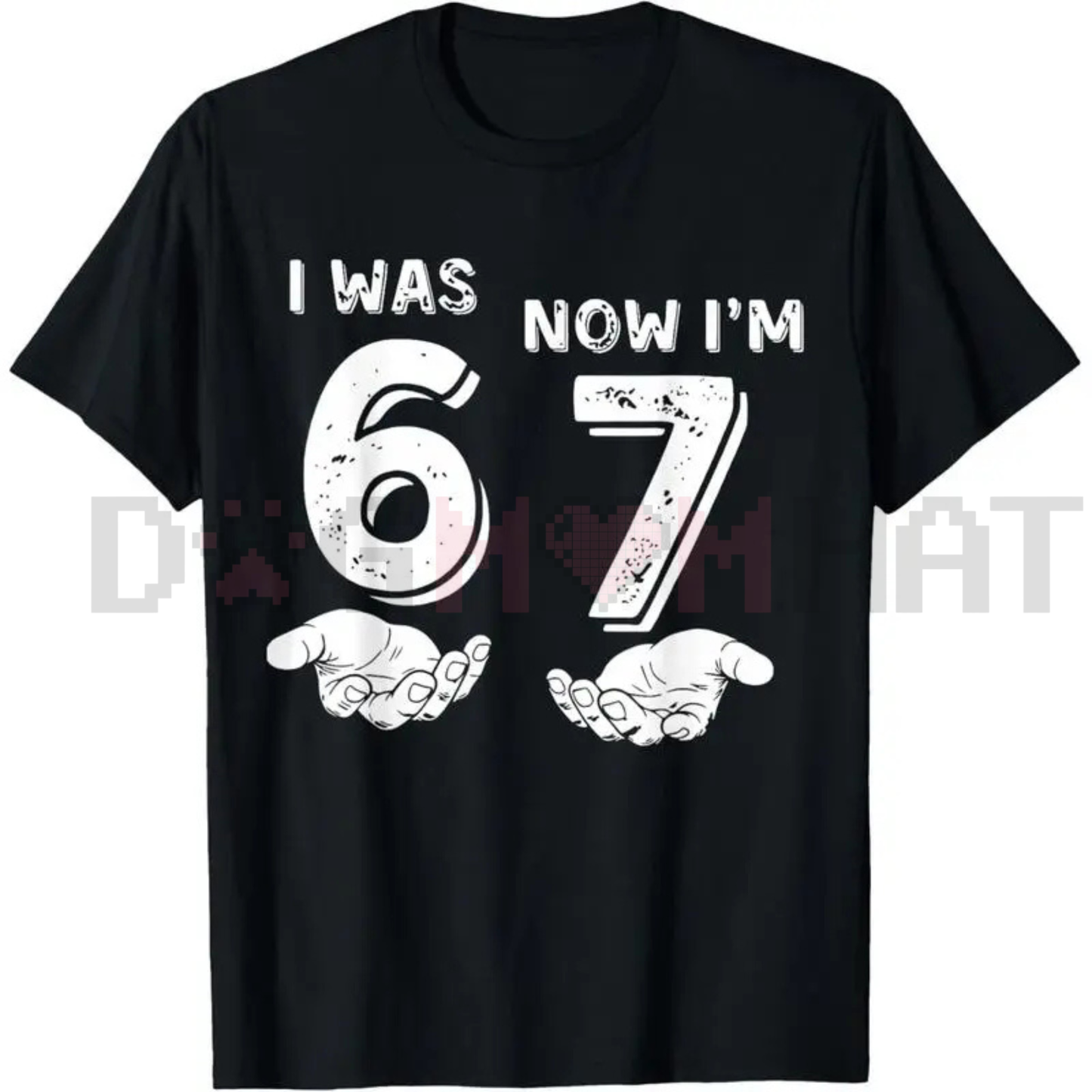 I Was 6 Now I'm 7 Meme T-Shirt