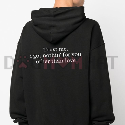 Lil Peep "Trust Me I Got Nothing For You" Hoodie - Classic Rap Graphic Streetwear Pullover