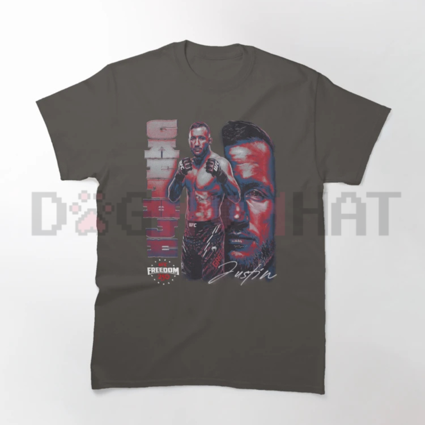 Justin Gaethje "Freedom 250" Vertical Name Tee