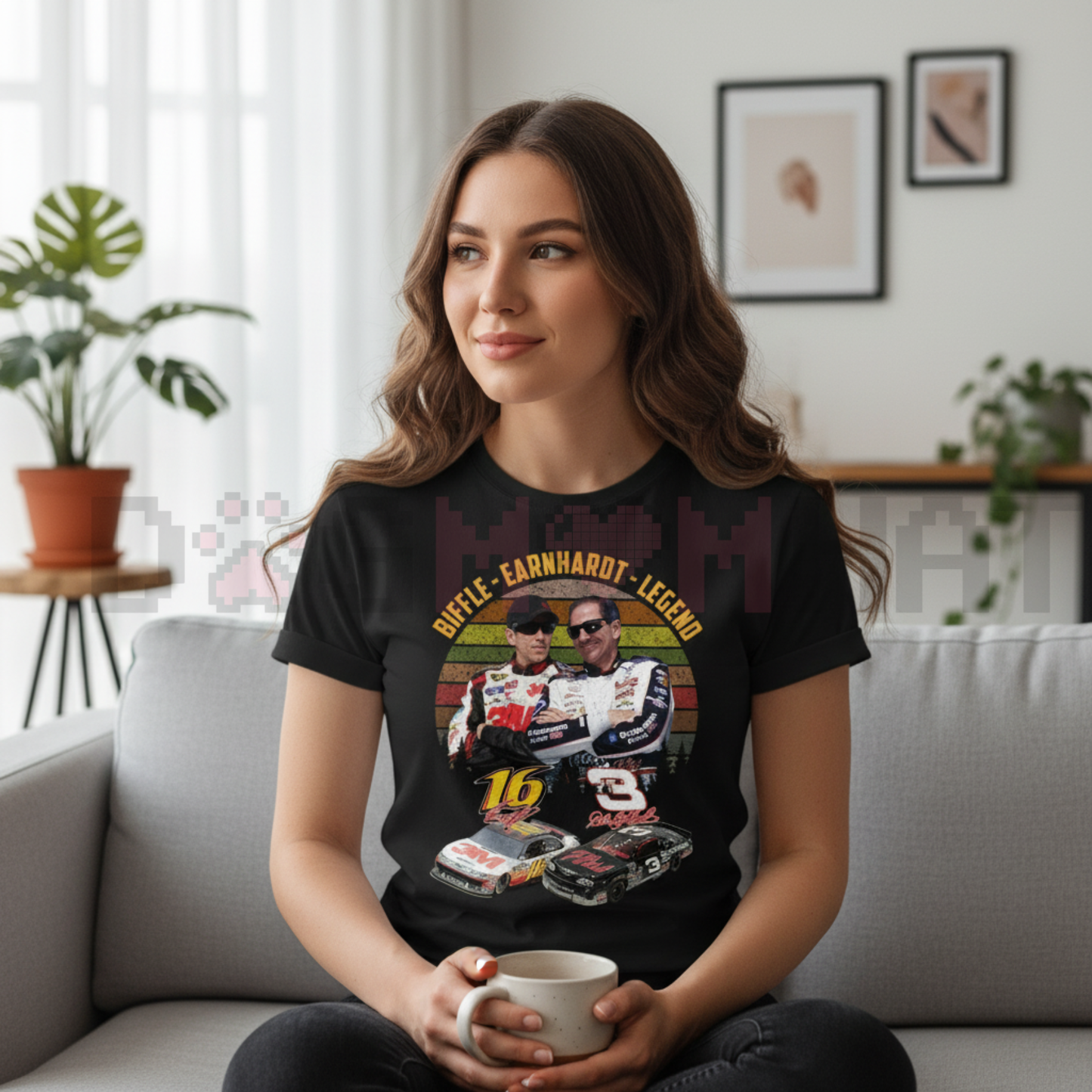 The Biff #16 & Earnhardt "Legends Never Die" T-Shirt