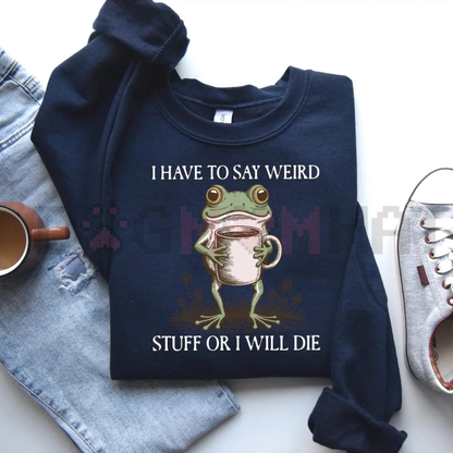 Funny Frog Sweatshirt