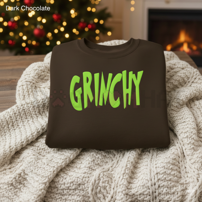 Cozy Grinchy Christmas Hater Pullover