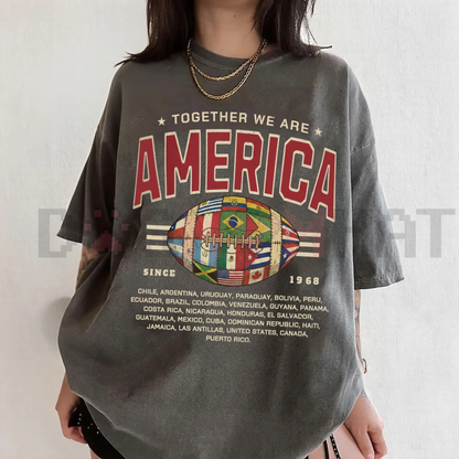 "Together We Are America" Football Tee
