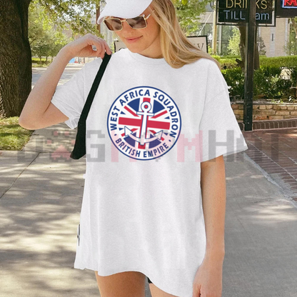 West Africa Squadron Historical Nautical Graphic T-Shirt
