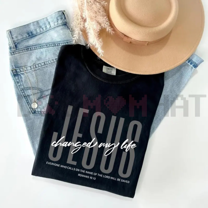 Comfort Colors "Jesus Changed My Life" Tee