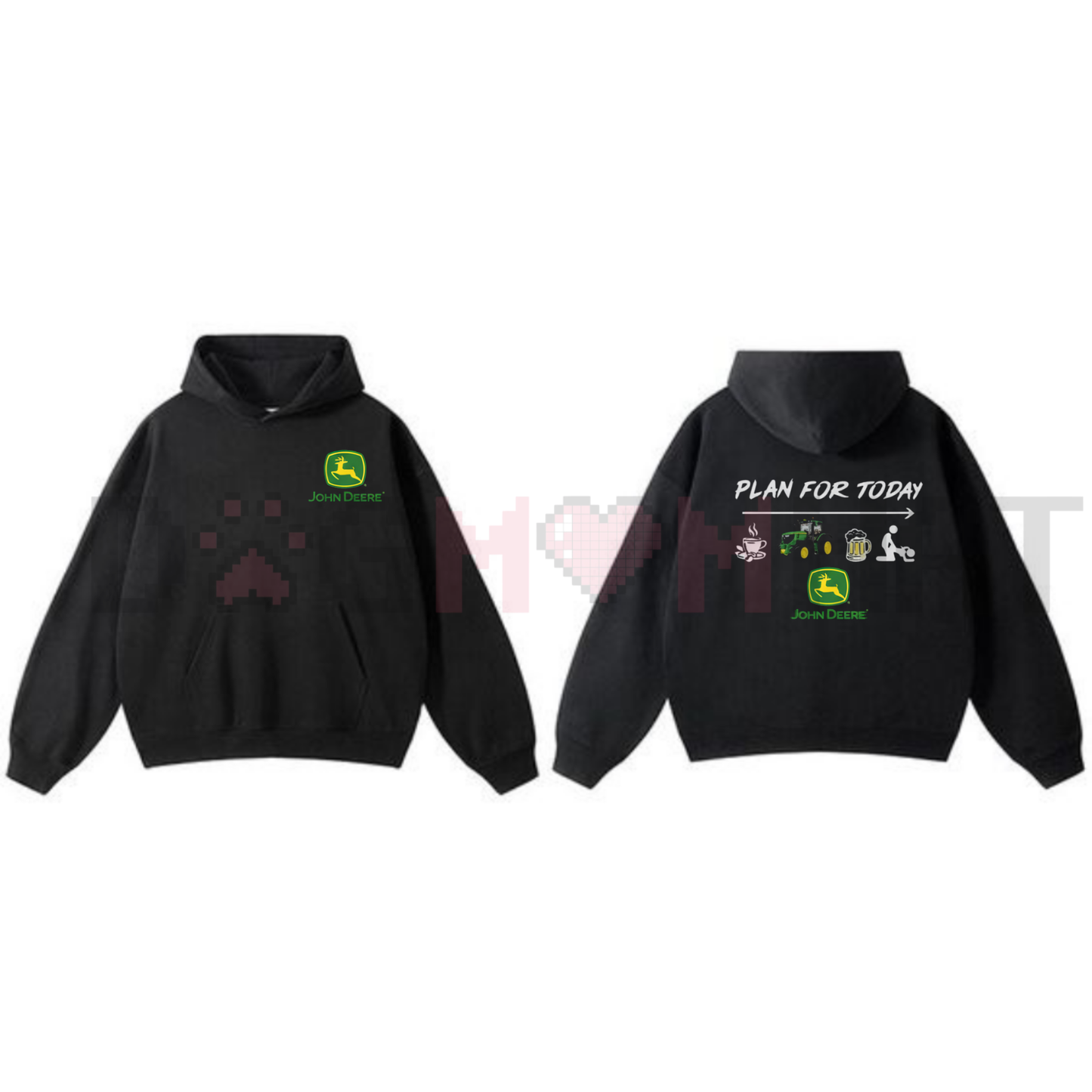 "Plan For Today: Tractor" Hoodie