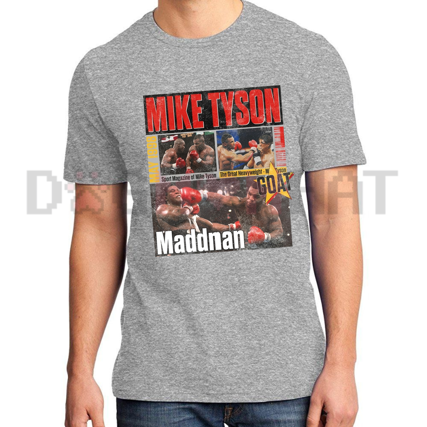 Iron Champion Legend Bootleg Heavyweight Tee - Maddman Mike Tyson Vintage 90s Hip-Hop Rap Graphic Shirt
