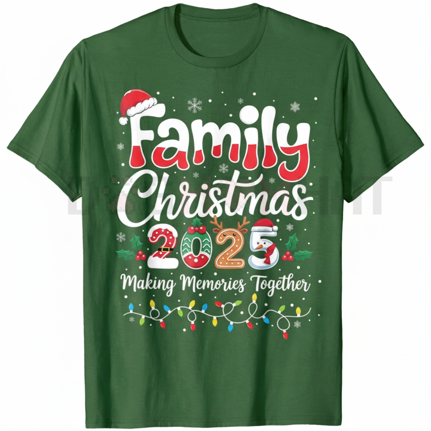 Family Christmas 2025 Matching T-Shirt – "Xmas Squad Santa" Holiday Outfit Tee