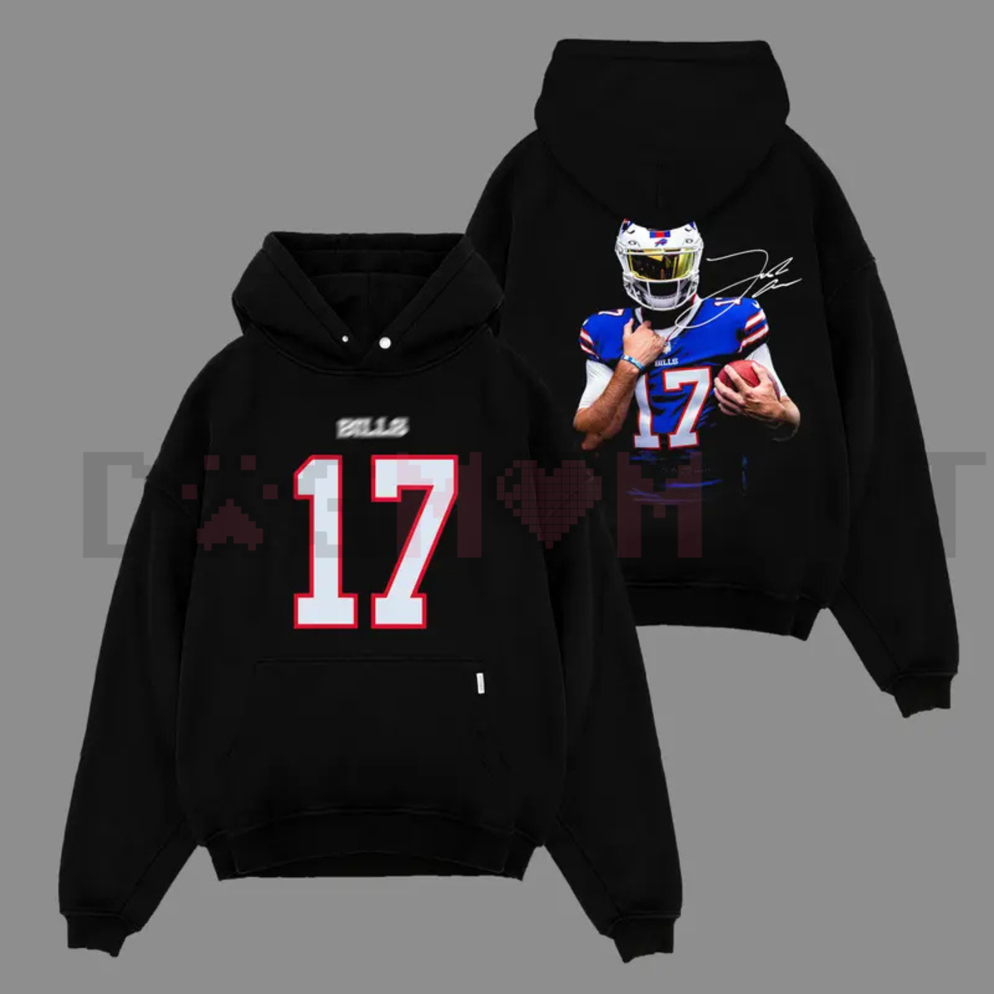 Bills Mafia Josh Allen #17 MVP Hoodie