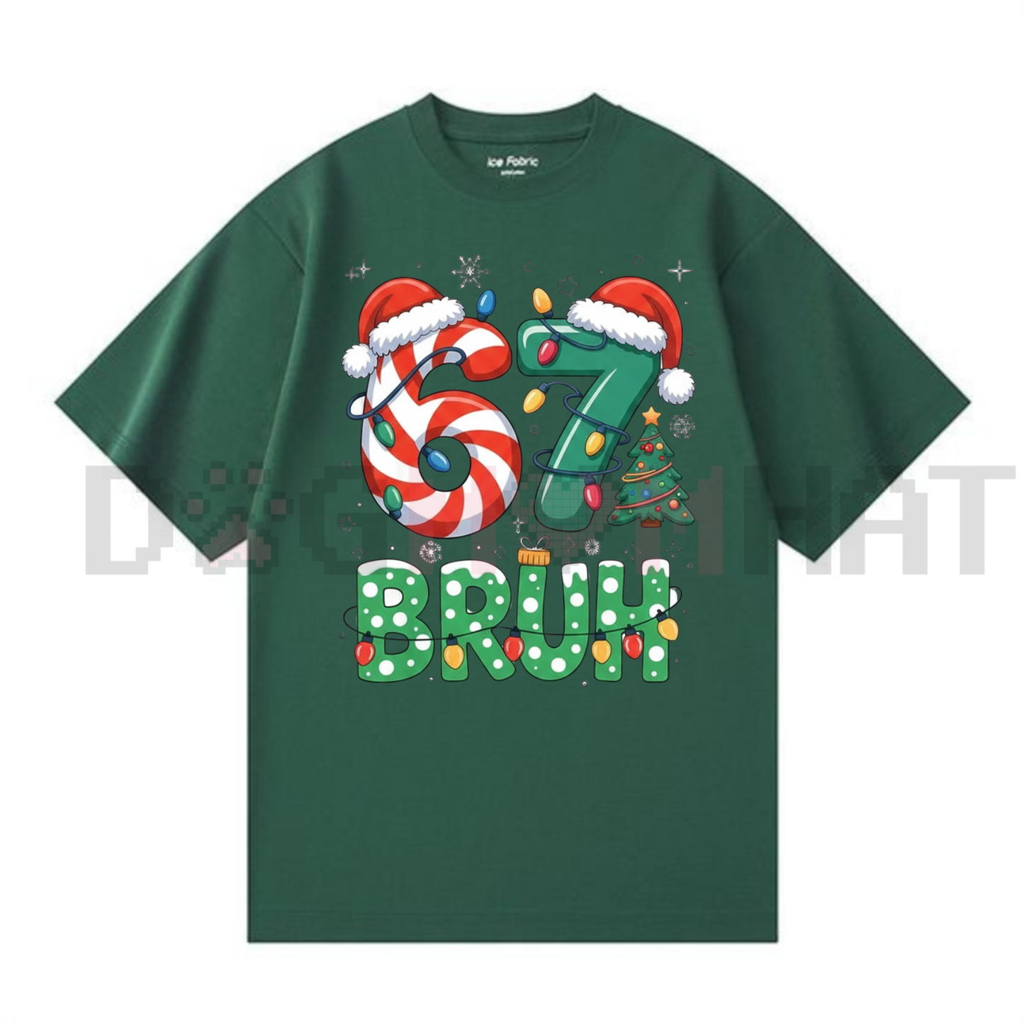 "Bruh 67 Six Seven" Meme Christmas Kids T-Shirt