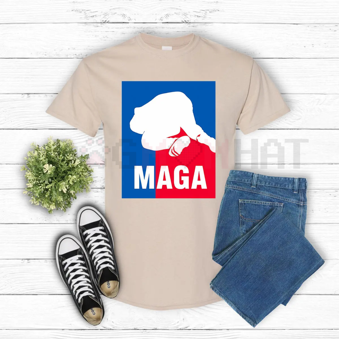 Funny MAGA Parody T-Shirt – "Make Tacos Great Again" Sarcastic Political Humor Tee