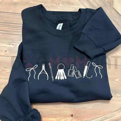 Nail Tech Artist Icon Crewneck