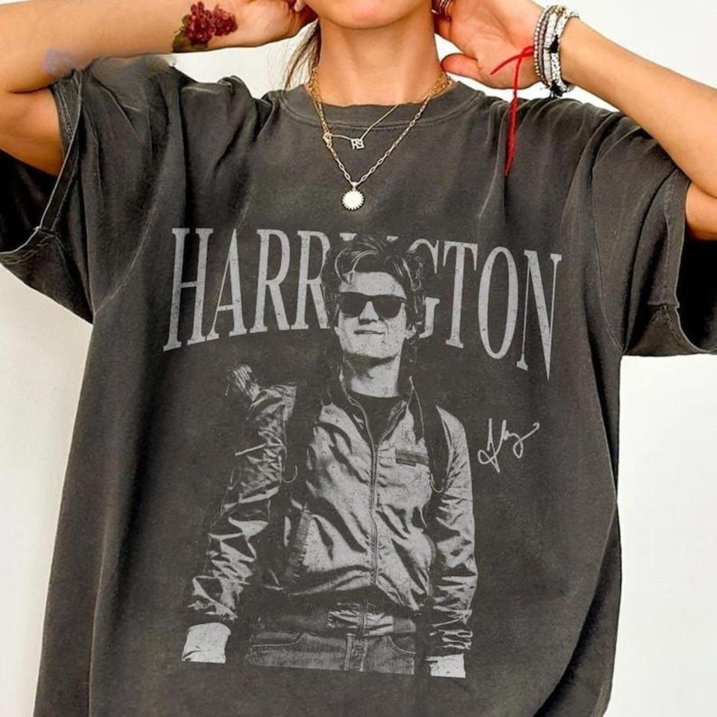 Custom Name 'Harrington' Retro Comfort Colors® T-Shirt