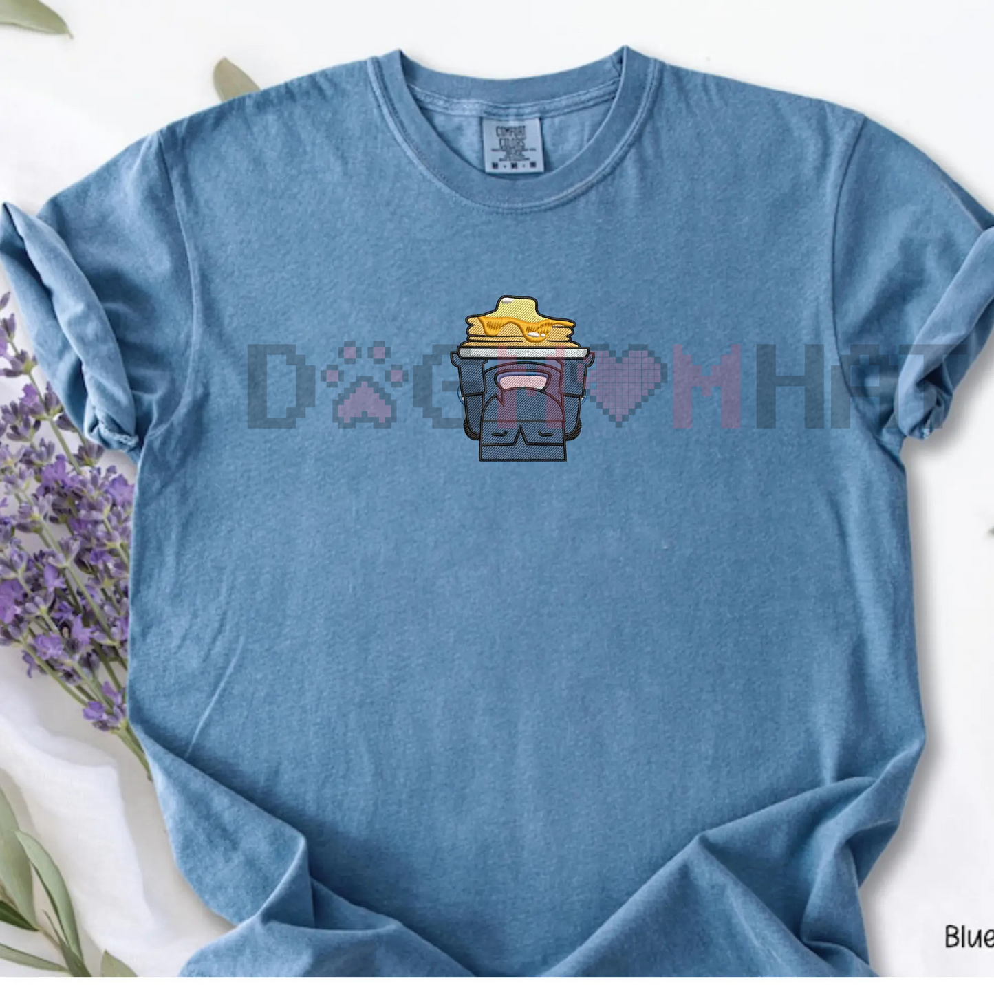 Embroidered Mini Pekka Pancake Shirt – Comfort Colors, Funny Gaming Tee