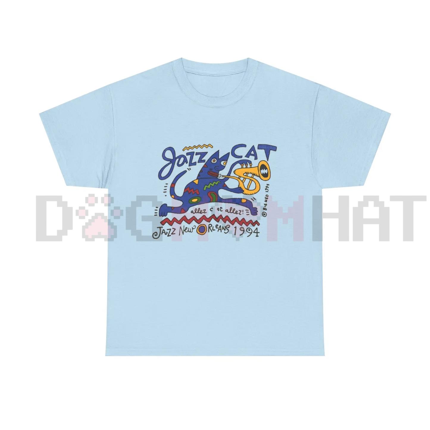 "Midnight Session" Vintage Jazz Cat T-Shirt