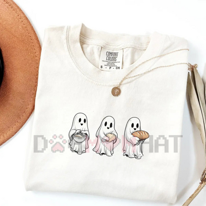 Sourdough Baker Ghost T-Shirt – Comfort Colors, Funny Sourdough Bread Shirt