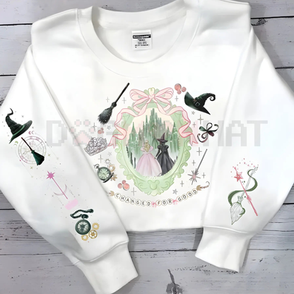 Enchanted Emerald Friendship Sweatshirt – Magical Best Friend Matching Crewneck