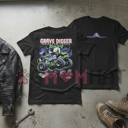 Vintage 1999 Grave Digger Monster Truck T-Shirt