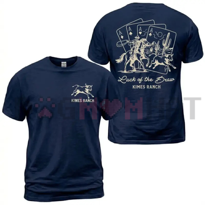 Kimes Ranch "Luck Of The Draw" T-Shirt - Western Rodeo Graphic Tee
