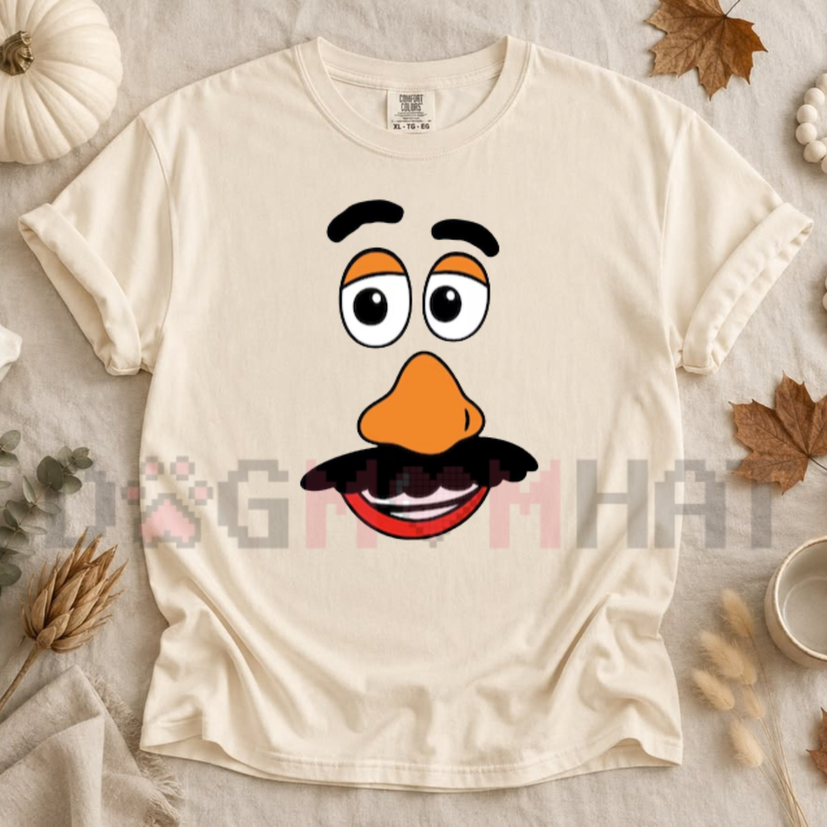 Comfort Colors® Mr & Mrs Potato Head Thanksgiving Couple Graphic T-Shirt