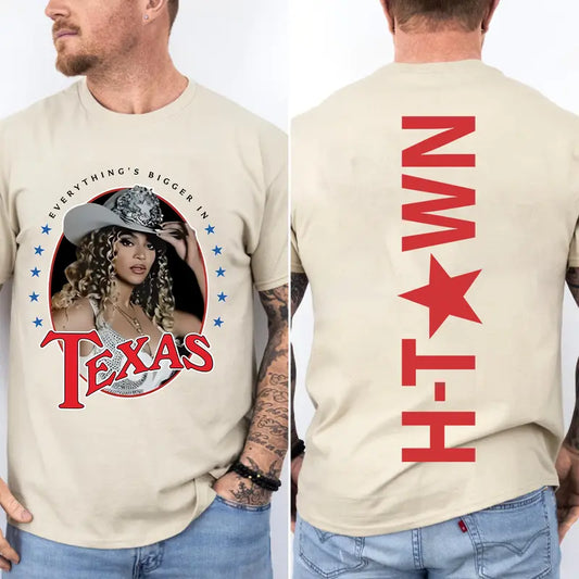 2 Sides Tour 2025 Texas T-Shirt – H-Town Graphic Tee, Sustainable Cotton Unisex Concert Shirt - Dogmomhat