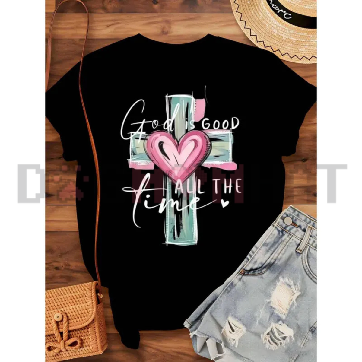 God Is Good Graphic Christian T-Shirt – Breathable Faith-Based Streetwear Top