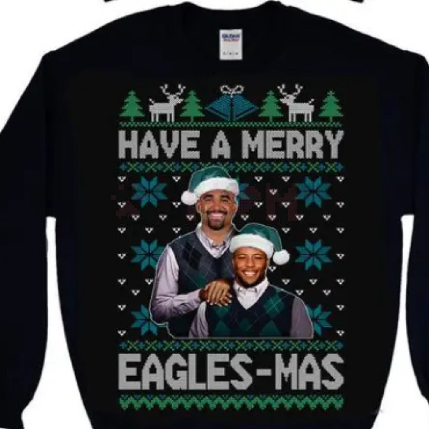 Vintage Funny Christmas Team Football Step Brothers Crewneck Sweatshirt