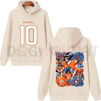 Bo Nix Vintage Football Hoodie