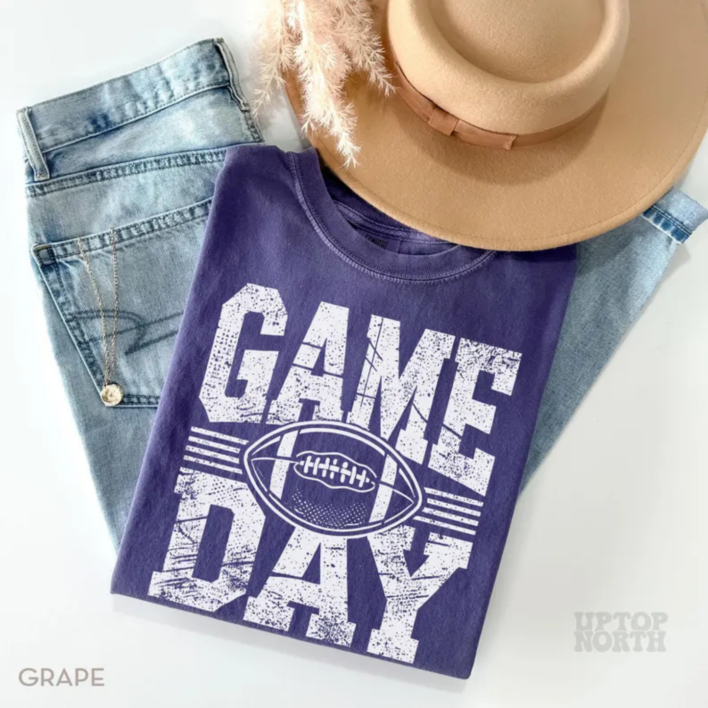 Comfort Colors® Football Season T-Shirt - Football Mama Game Day Fall Season Tee
