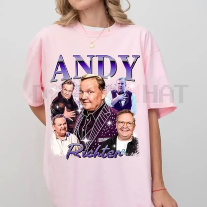 Andy Richter DWTS 2025 Bootleg Unisex Comfort Color Tshirt – Andy & Emma Slater Dancing With The Stars T-shirt
