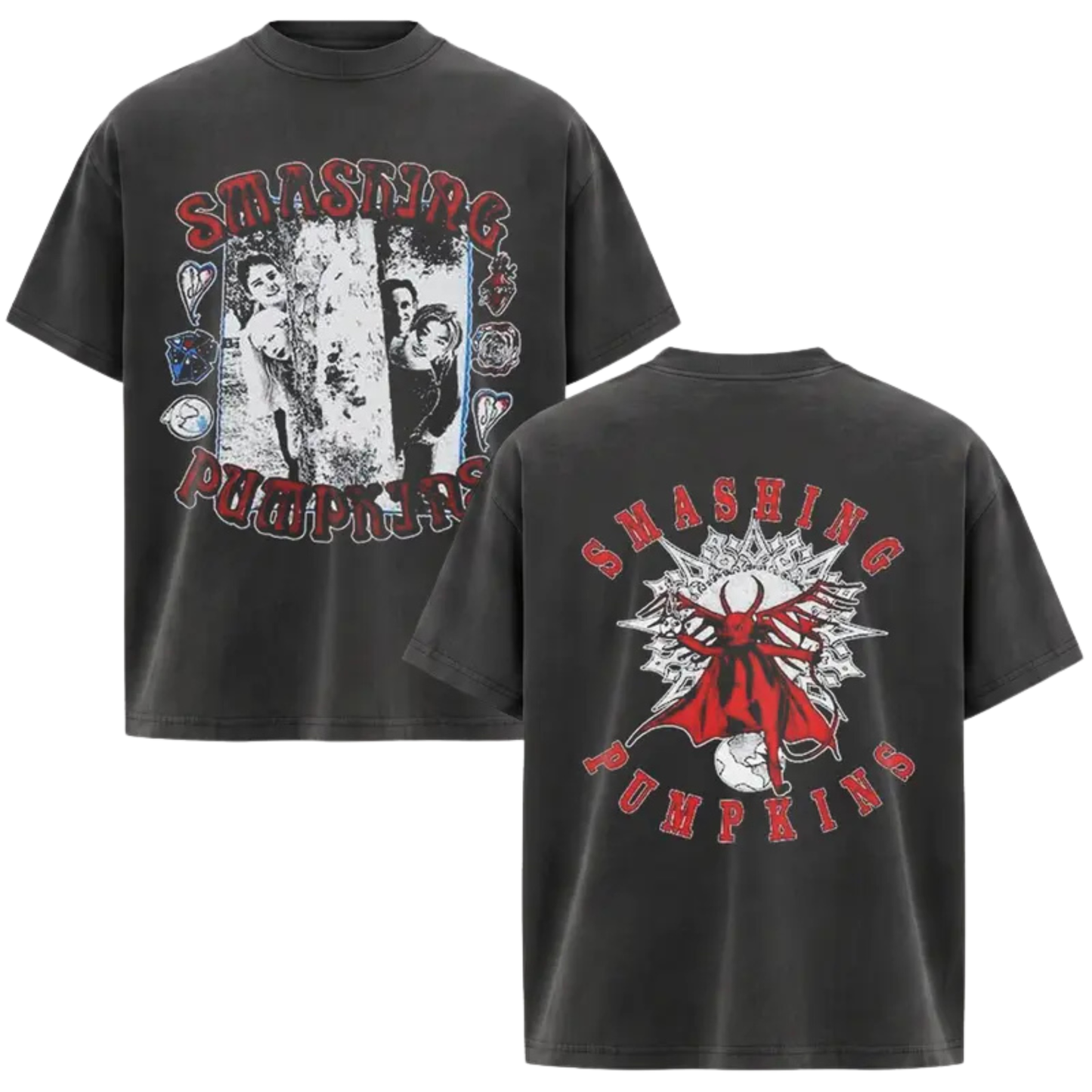 Smashing Pumpkins Vintage Rock Band Graphic Tee - Retro 90s Alternative Music Cotton Unisex T-Shirt