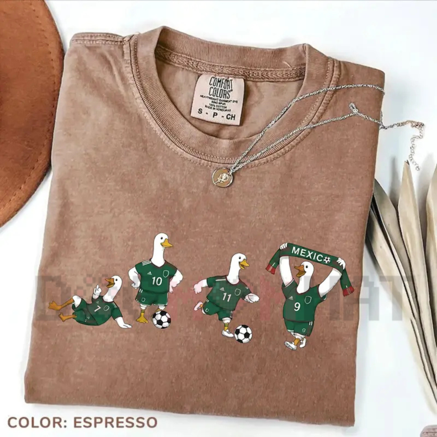Funny Goose Mexico Soccer Comfort Colors® Tee