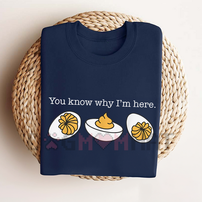 Funny Deviled Egg Thanksgiving T-Shirt – Retro Holiday Graphic Tee