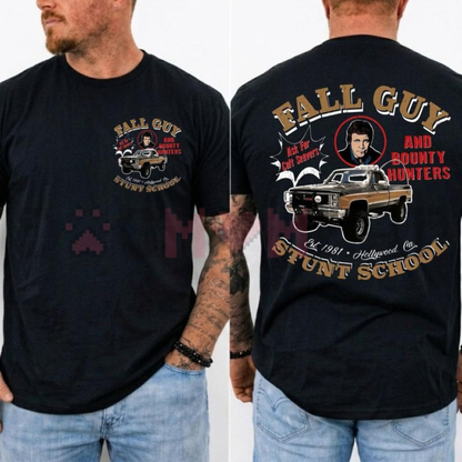 "The Fall Guy Vintage Stuntman" Retro Action Graphic T-Shirt