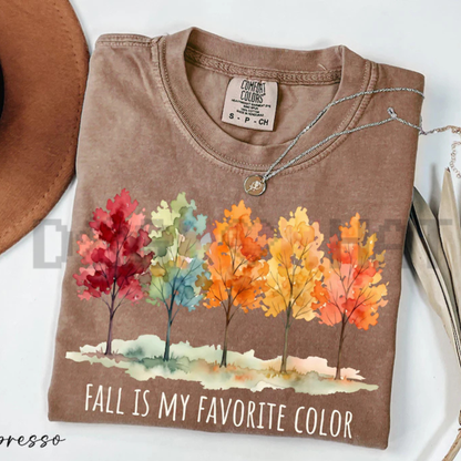 Comfort Colors® Fall Is My Favorite Color T-Shirt - Autumn Vibes Holiday Graphic Tee