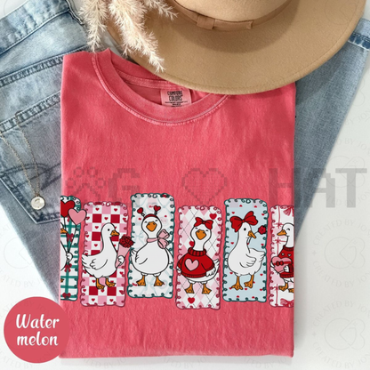 Valentine Goose Shirt – Cute "Silly Goose" Heart Tee