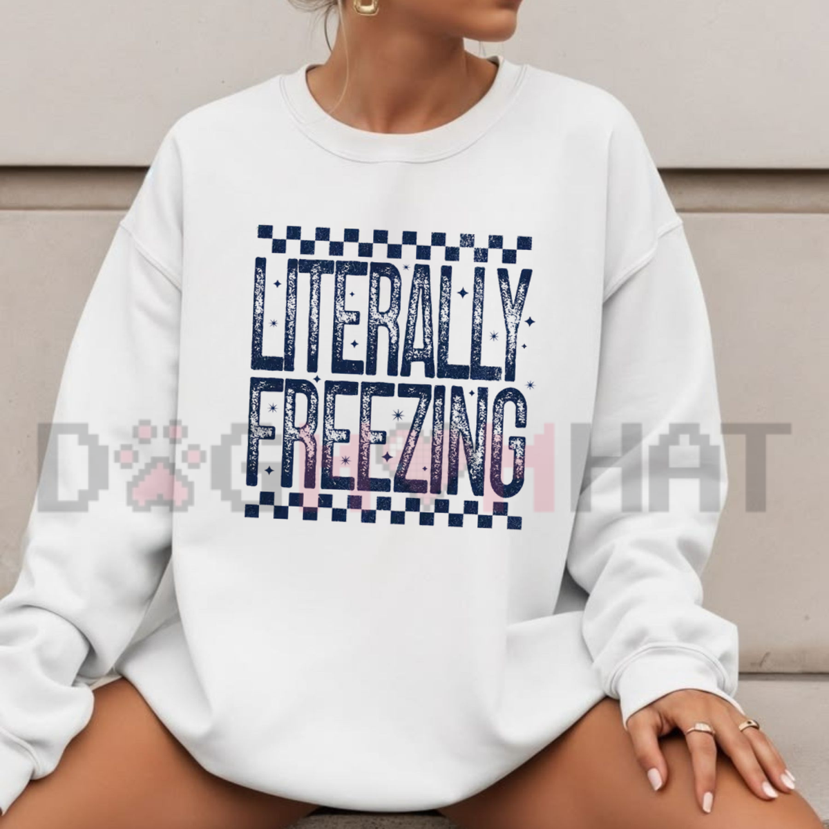 Subzero Chill Crewneck – "Literally Freezing" Funny Winter Sweatshirt