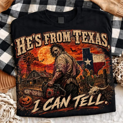 "Summerween Retro Horror" Slash-and-Splash Graphic T-Shirt