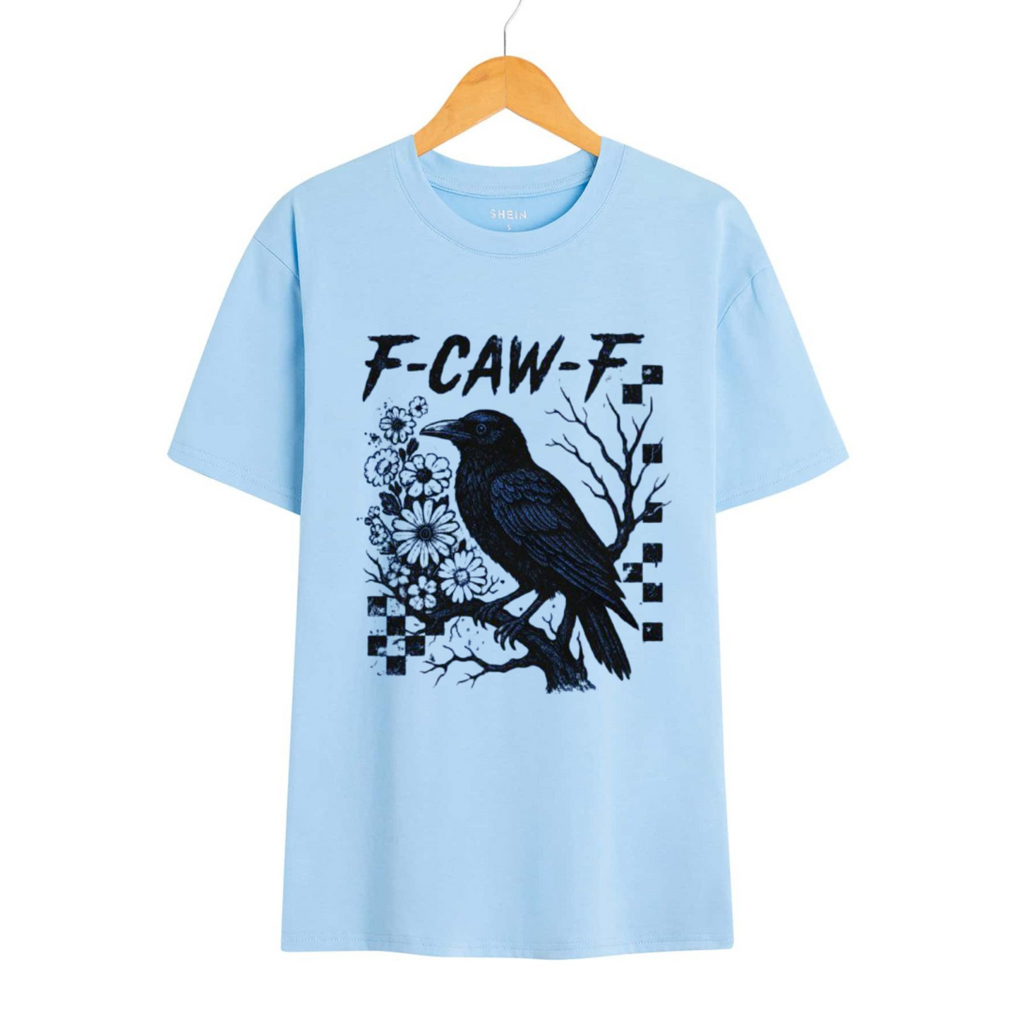 "F-Caw-F" Unisex T-Shirt - Funny Bird Pun Tee, Printed in USA