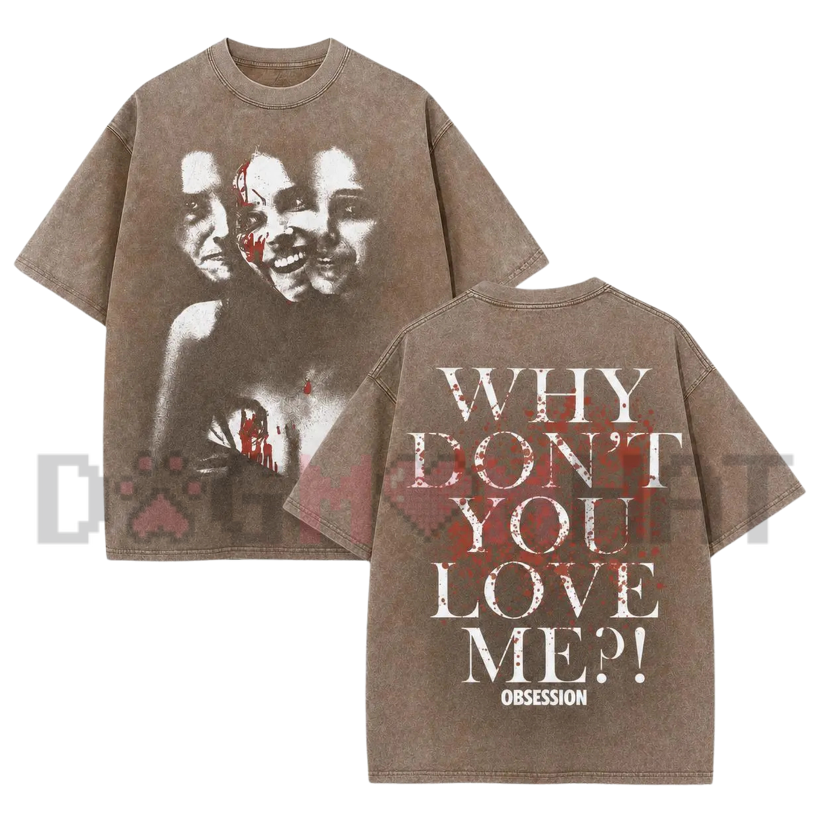 "Wash" Psychological Horror Art Heavyweight T-Shirt
