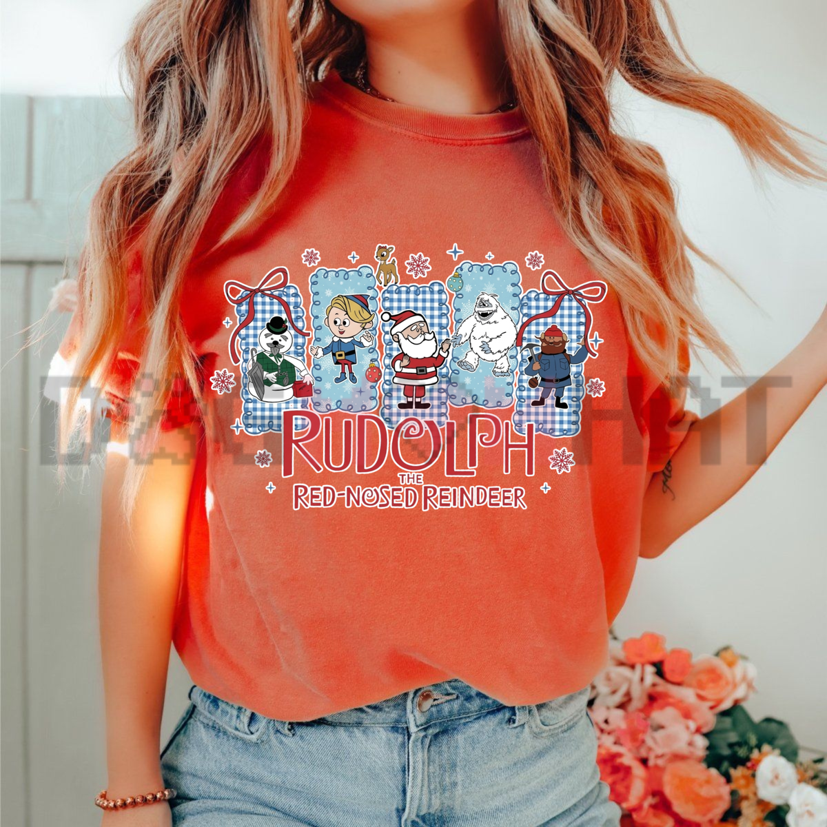 Comfort Colors Rudolph The Red-Nosed Reindeer Christmas T-Shirt
