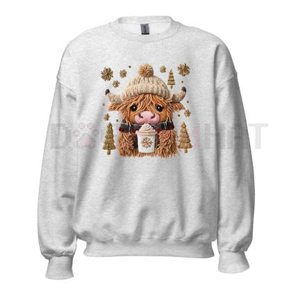 Cute Hairy Coo Unisex Crewneck Sweatshirt