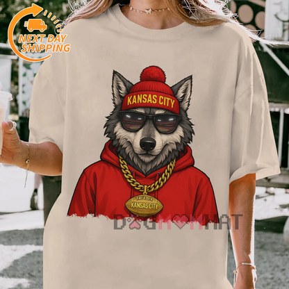"Spirit Animal" Football City Graphic Tee – Animal Sport T-Shirt