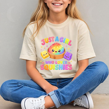 Kids Clothing Girls Cotton Graphic Striped T-Shirt – All-Seasons, Medium Stretch Top for Boys and Girls
