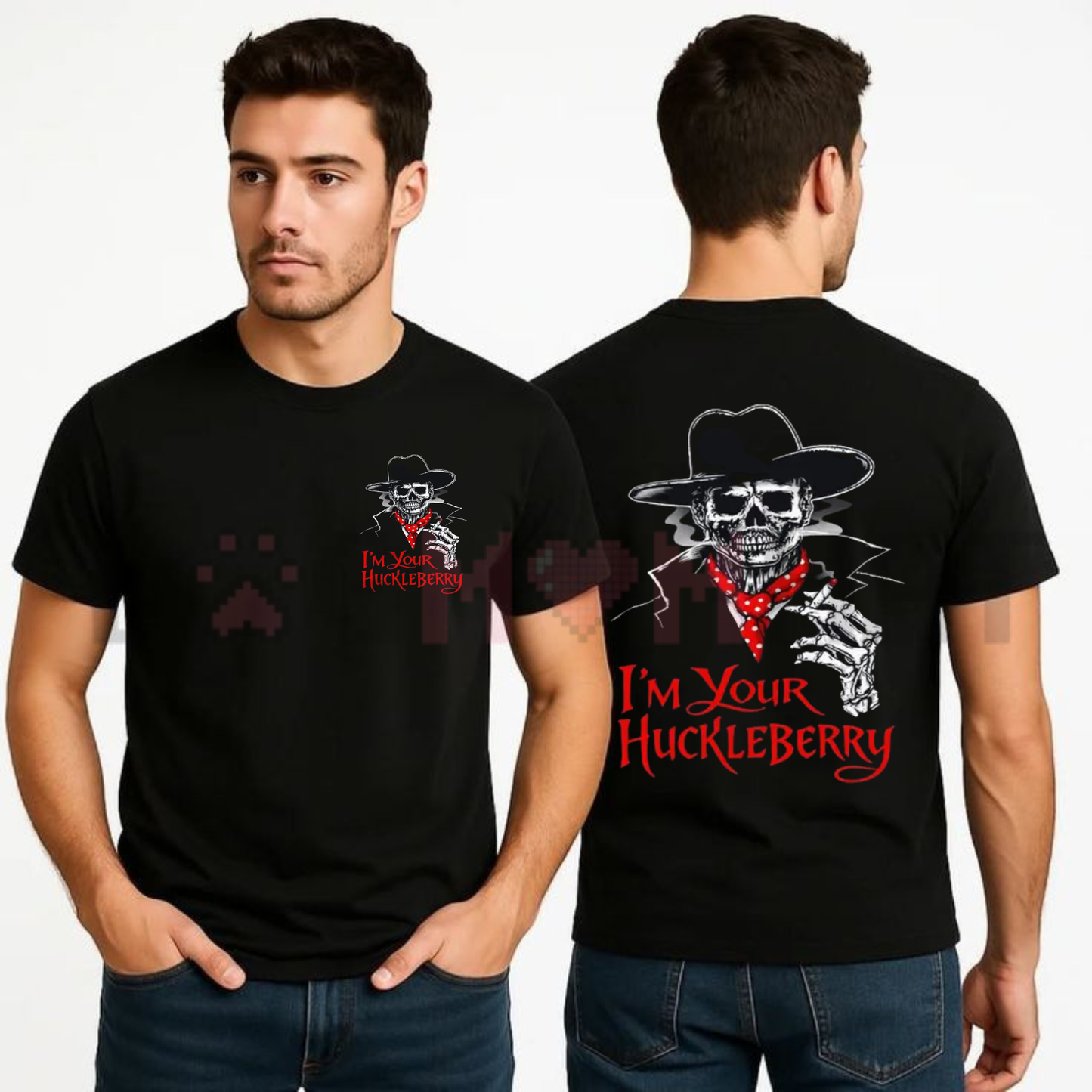 Doc Holliday I'm Your Huckleberry T-Shirt - Old West Zombie Cowboy Tee