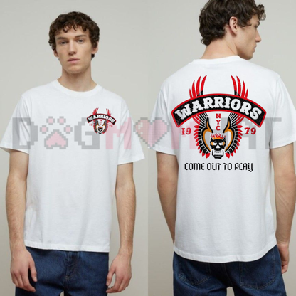 The Warriors 1979 Cult Movie T-Shirt - "Come Out To Play" Retro Gang Film Graphic Tee
