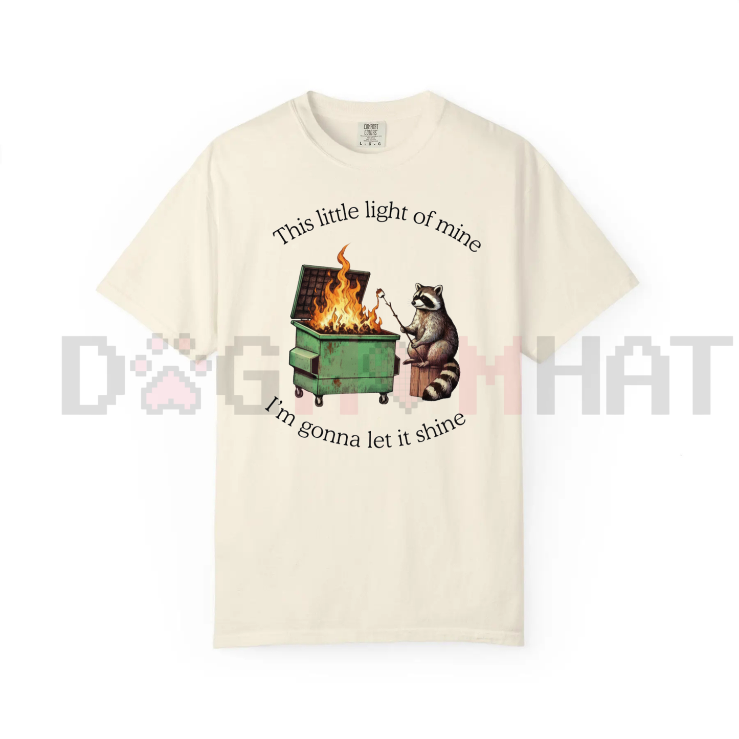 Dumpster Fire Raccoon T-Shirt