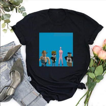 Funny Roblox T-Shirt – Fashion Cotton, Full Colors & Sizes, Unisex Gaming Graphic Tee
